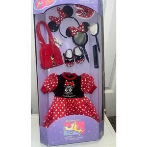 Vintage My Disney Girl Minnie Mouse Dress Set 18" Doll Disneyworld. Rare NWT